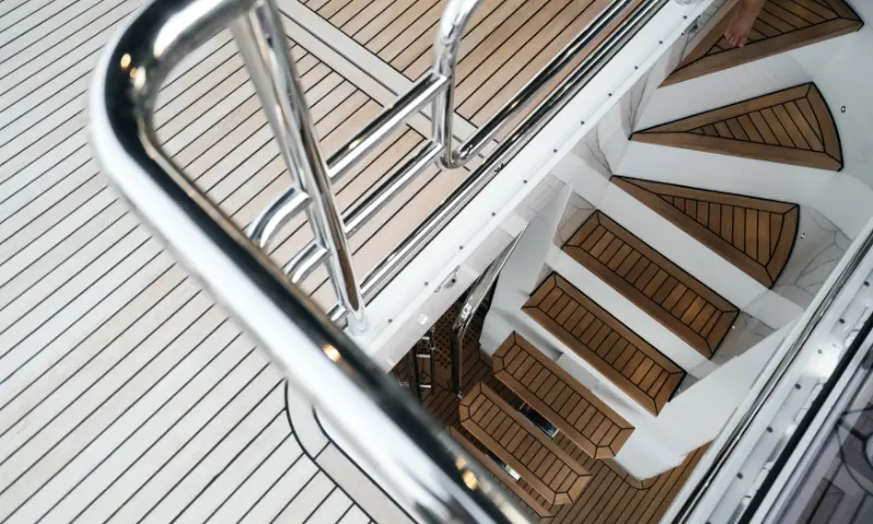 Yacht stairs
